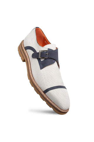 Mezlan Alari 21534 Perforated Leather Single Monk-Strap-AmbrogioShoes