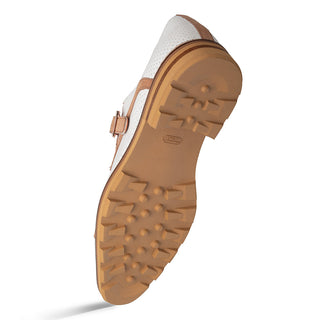 Mezlan Alari 21534 Perforated Nubuck Leather Single Monk-Strap (MZ3801)-AmbrogioShoes