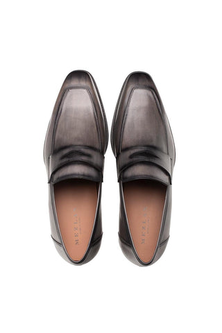 Mezlan Avenue 20910 Cognac Leather Penny Loafers (MZ3650)