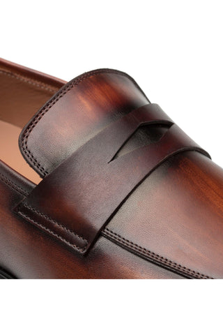 Mezlan Avenue 20910 Leather Penny Loafer-AmbrogioShoes
