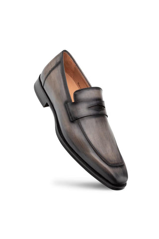 Mezlan Avenue 20910 Cognac Leather Penny Loafers (MZ3650)
