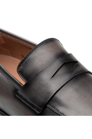 Mezlan Avenue 20910 Cognac Leather Penny Loafers (MZ3650)