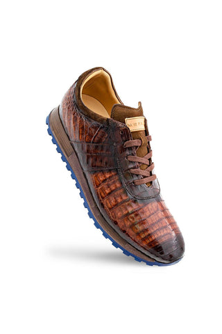 Mezlan Barrow Crocodile Sneaker-AmbrogioShoes