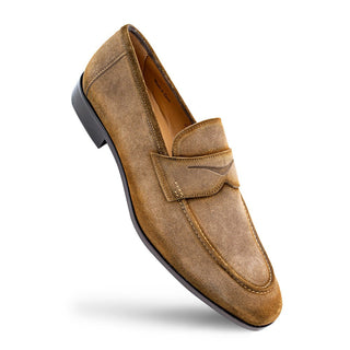 Mezlan Caro 21312 Suede Penny Loafers (MZ3755)-AmbrogioShoes