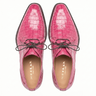 Mezlan Cratos Crocodile Derby-AmbrogioShoes