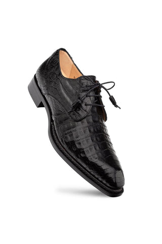 Mezlan Cratos Crocodile Derby-AmbrogioShoes