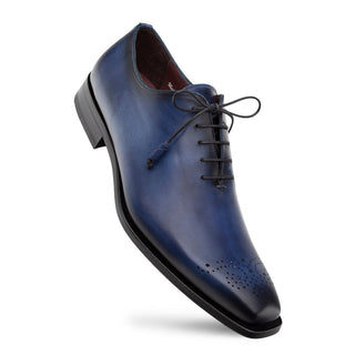 Mezlan Cupula 20933 Men's Shoes Blue Calf-Skin Leather whole-Cut Oxfords (MZ3690)-AmbrogioShoes