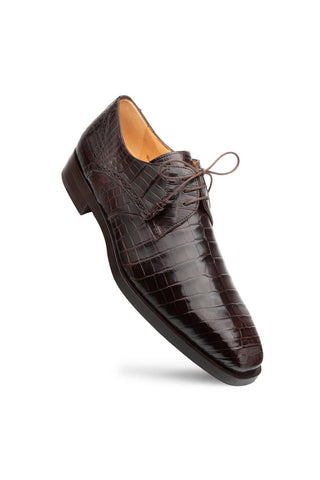 Mezlan Dandy EX4967-J Exotic Alligator Lace-Up Derby (MZ3778)-AmbrogioShoes