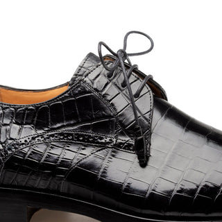 Mezlan Dandy EX4967-J Exotic Alligator Lace-Up Derby (MZ3778)-AmbrogioShoes