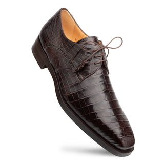 Mezlan Dandy EX4967-J Men's Shoes Exotic Alligator Lace-Up Derby Oxfords (MZ3778)-AmbrogioShoes