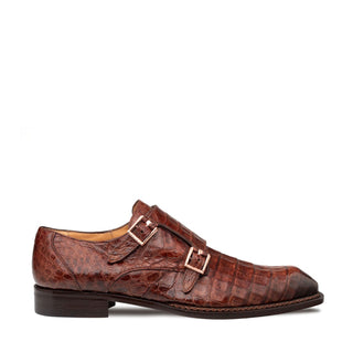 Mezlan Doyers Crocodile Double Monk-Strap-AmbrogioShoes