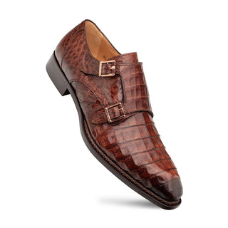 Mezlan Doyers Crocodile Double Monk-Strap-AmbrogioShoes