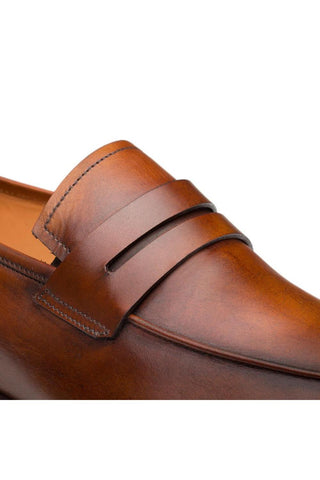 Mezlan E20243 Calf-Skin Leather Penny Loafers (MZ3402)-AmbrogioShoes