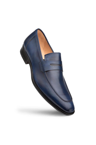 Mezlan E20243 Calf-Skin Leather Penny Loafers (MZ3402)-AmbrogioShoes