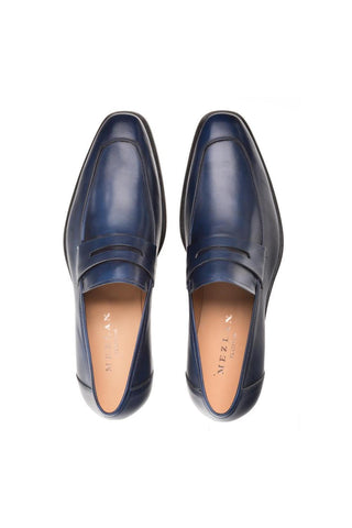 Mezlan E20243 Calf-Skin Leather Penny Loafers (MZ3402)-AmbrogioShoes