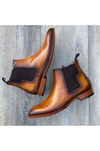Mezlan E20484 Leather Chelsea Boot-AmbrogioShoes