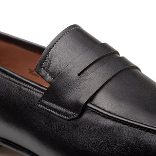 Mezlan E21385 Men's Shoes Patina Calf-Skin Leather Penny Loafer (MZ3818)-AmbrogioShoes