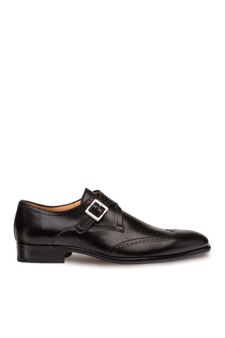 Mezlan Forest Calf-Skin Leather Single Monk-Strap 9268 (MZ3004)-AmbrogioShoes