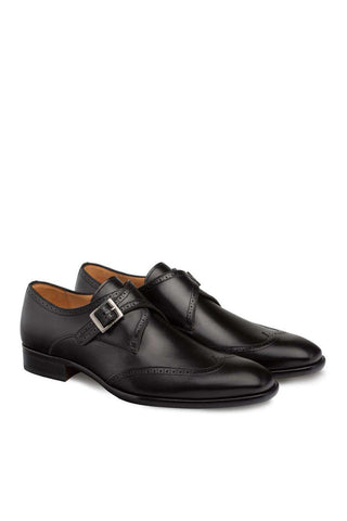 Forest Leather Single Monk-Strap 9268 (MZ3004)-Dellamoda