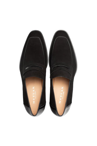 Galeno 21247 Suede / Leather Penny Loafer-Dellamoda