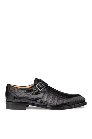 Mezlan Gigolo 50056-F Crocodile Single Monk Strap