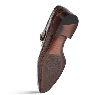Mezlan Gigolo 50056-F Exotic Crocodile Single Monk Strap (MZ3756)-AmbrogioShoes
