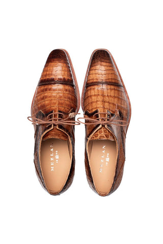 Mezlan Giovane 50032-F Crocodile Derby (MZ3717)-AmbrogioShoes
