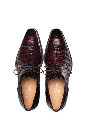 Mezlan Giovane 50032-F Crocodile Derby (MZ3717)-AmbrogioShoes