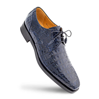 Mezlan Golfo 4967-F Exotic Crocodile Plain Toe Derby (MZ3747)-AmbrogioShoes