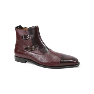 Mezlan Highmore 20242 Deer-Skin / Calf Leather Double Buckles Boot (MZ3822)