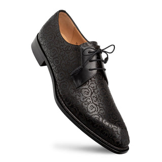 Mezlan Lontani 21039 Men's Shoes Embossed Calf-Skin Leather Derby (MZ3707)-AmbrogioShoes