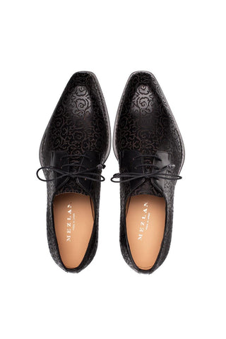Mezlan Lontani Embossed Leather Derby-AmbrogioShoes