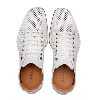 Mezlan Luce 21154 Perforated Calf-Skin Leather Sneakers (MZ3737)-AmbrogioShoes