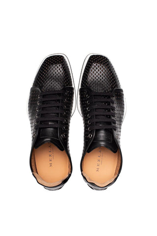 Luce 21154 Perforated Leather Sneaker-Dellamoda