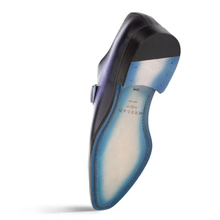 Mezlan Machado 21317 Men's Shoes Calf-Skin Leather Monk Strap (MZ3752)-AmbrogioShoes