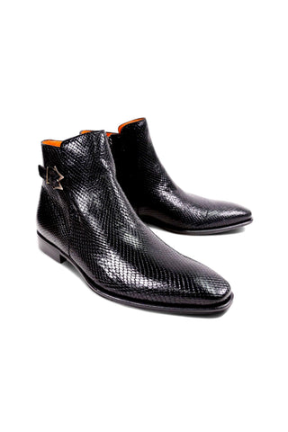 Maharaja 20598 Snake-Skin Buckle Boots (MZ3621)-Dellamoda