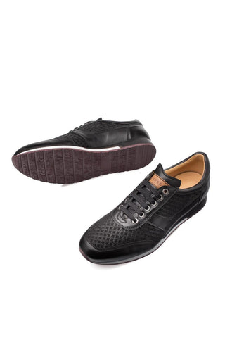 Mezlan Maxim Men's Designer Shoes Suede / Calf-Skin Leather Sneakers (MZ3123)-AmbrogioShoes