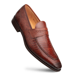 Mezlan Mayor 50121-L Exotic Lizard Penny Loafer (MZ3802)-AmbrogioShoes