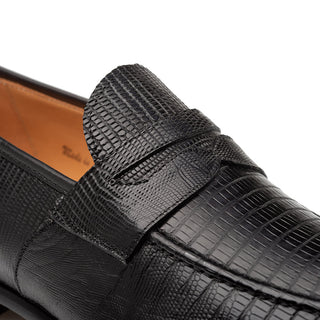 Mezlan Mayor 50121-L Exotic Lizard Penny Loafer (MZ3802)-AmbrogioShoes