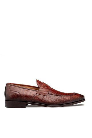 Mezlan Mayor 50121-L Exotic Lizard Penny Loafer (MZ3802)-AmbrogioShoes