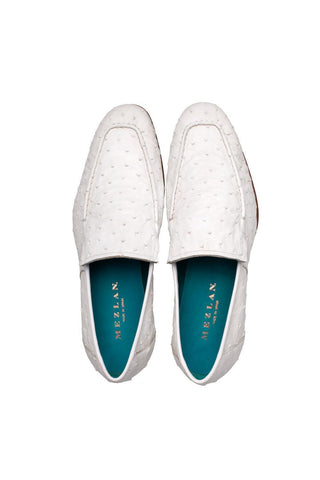 Mezlan Menor 50120-S Ostrich Slip-On Loafer-AmbrogioShoes
