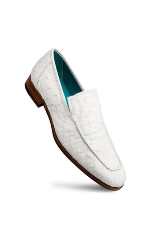 Mezlan Menor 50120-S Ostrich Slip-On Loafer-AmbrogioShoes