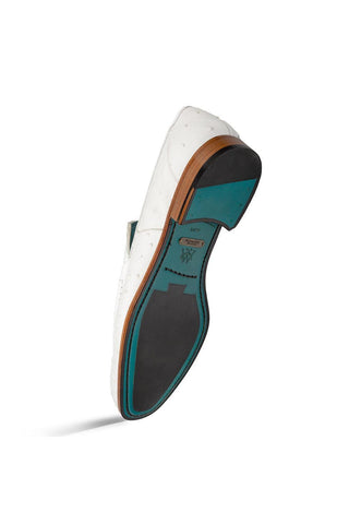 Mezlan Menor 50120-S Ostrich Slip-On Loafer-AmbrogioShoes