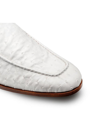 Mezlan Menor 50120-S Ostrich Slip-On Loafer-AmbrogioShoes