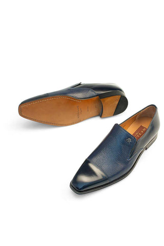 Milani Deer & Leather Loafers-Dellamoda