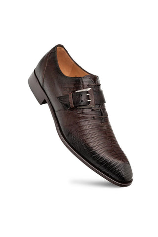 Omero 50199-L Lizard Single Monk-Strap-Dellamoda