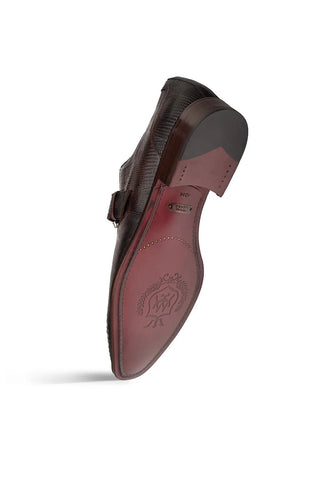 Omero 50199-L Lizard Single Monk-Strap-Dellamoda