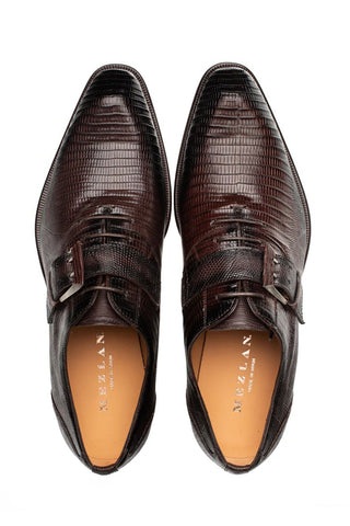 Omero 50199-L Lizard Single Monk-Strap-Dellamoda