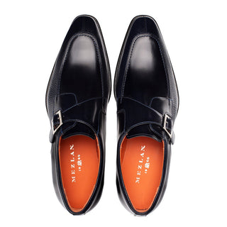 Mezlan Pego Deer & Leather Single Monk Strap-AmbrogioShoes