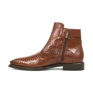 Mezlan Peninsula 4963-L Men's Shoes Exotic Lizard-Skin Ankle Boots (MZ3689)-AmbrogioShoes
